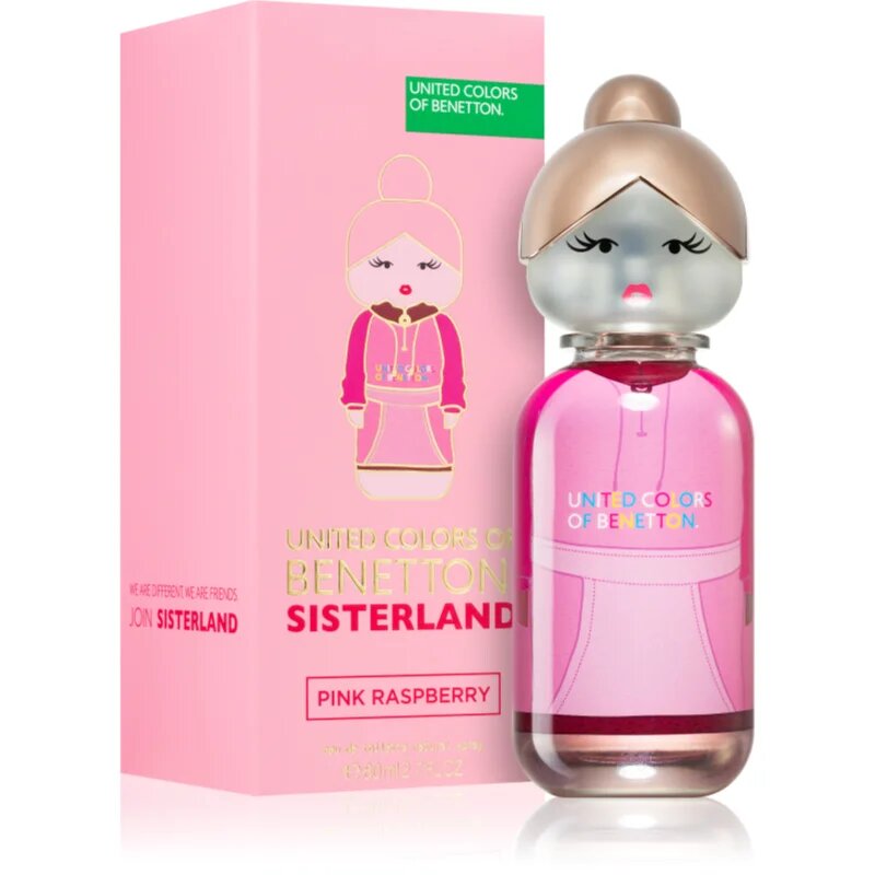 Benetton Sisterland Pink Raspberry toaletní voda pro ženy 80 ml