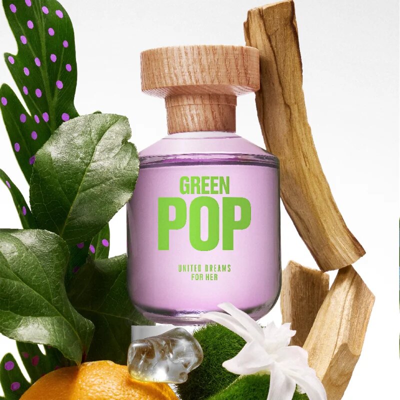 Benetton United Dreams Green Pop For Her toaletní voda pro ženy 80 ml