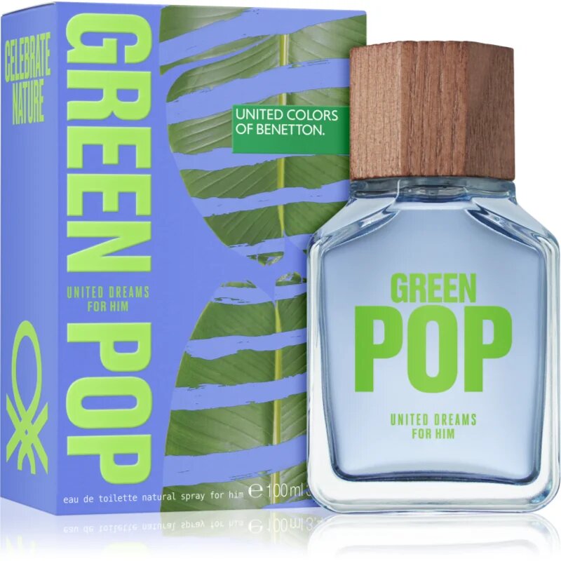Benetton United Dreams Green Pop For Him toaletní voda pro muže 100 ml
