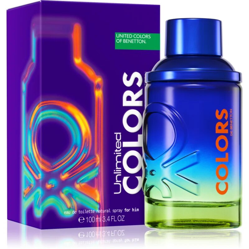 Benetton Unlimited Colors de toaletní voda pro muže 100 ml