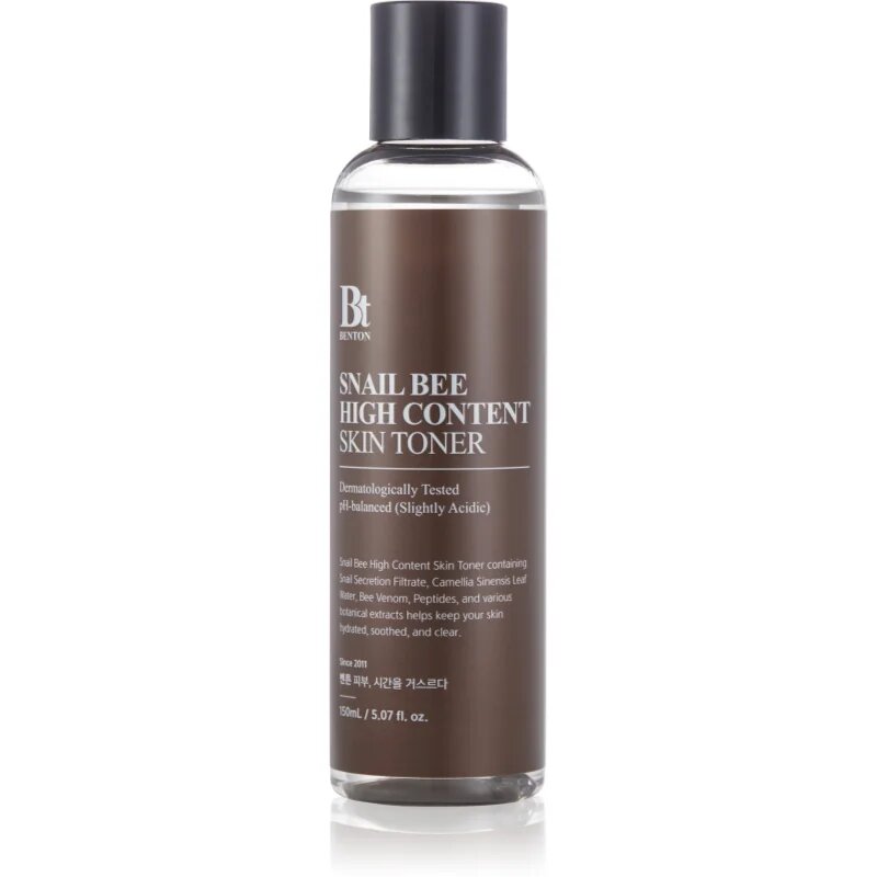 Benton Snail Bee hydratační tonikum vyrovnávající pH pleti 150 ml