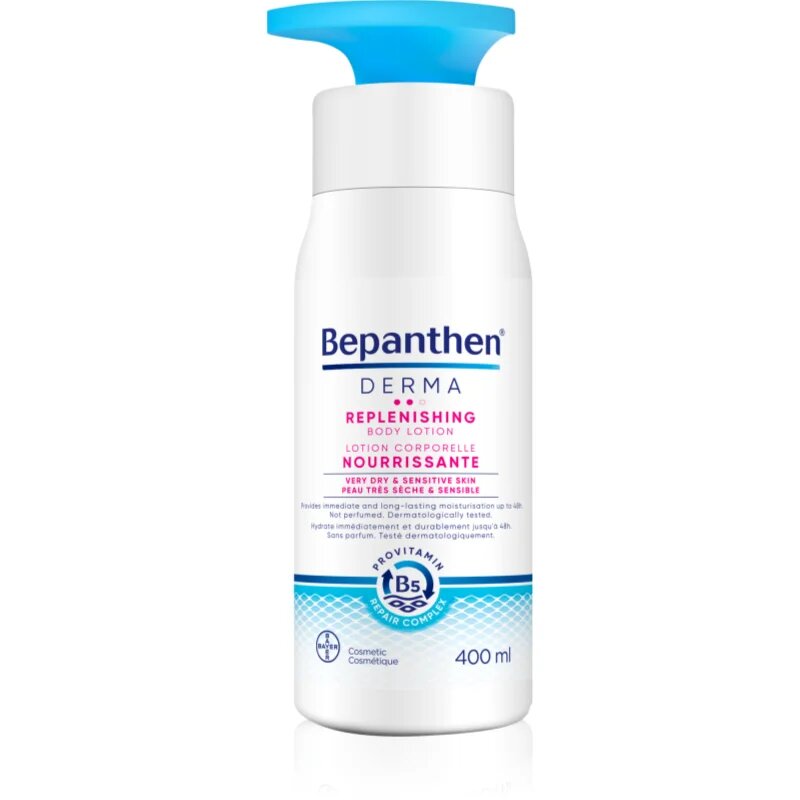 Bepanthen DERMA Replenishing Body Lotion pečující tělové mléko pro regeneraci pokožky 400 ml