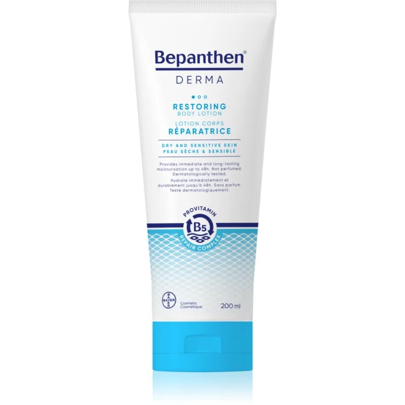 Bepanthen DERMA Restoring Body Lotion tělové mléko pro suchou a citlivou pokožku 200 ml