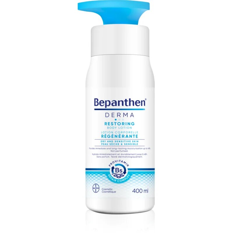 Bepanthen DERMA Restoring Body Lotion tělové mléko pro suchou a citlivou pokožku 400 ml
