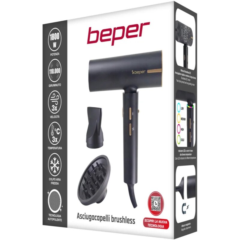 BEPER P301ASC010 fén na vlasy 1 ks