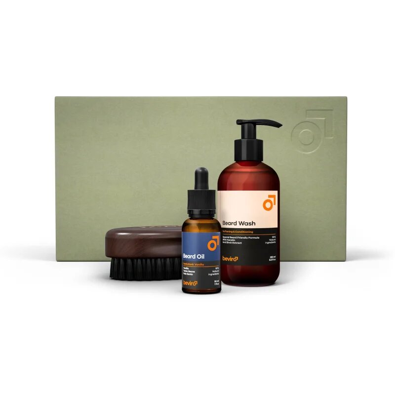 Beviro Honkatonk Vanilla Beard Care Kit dárková sada na vousy
