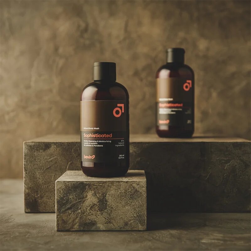 Beviro Natural Body Wash Sophisticated sprchový gel pro muže 250 ml