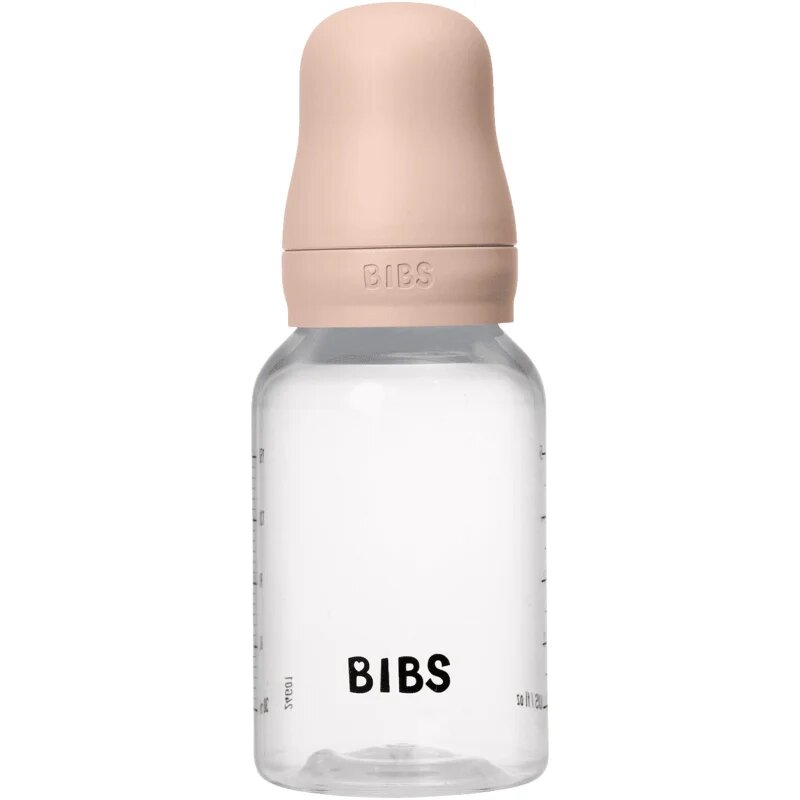 BIBS Anti-Colic Baby Bottle Latex antikoliková láhev s kaučukovou savičkou Blush 1 ks