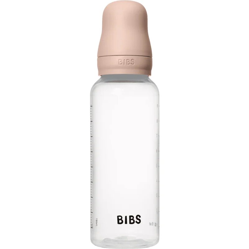 BIBS Anti-Colic Baby Bottle Latex antikoliková láhev s kaučukovou savičkou Blush 1 ks