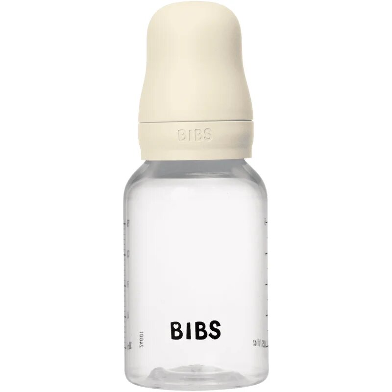 BIBS Anti-Colic Baby Bottle Latex antikoliková láhev s kaučukovou savičkou Ivory 1 ks