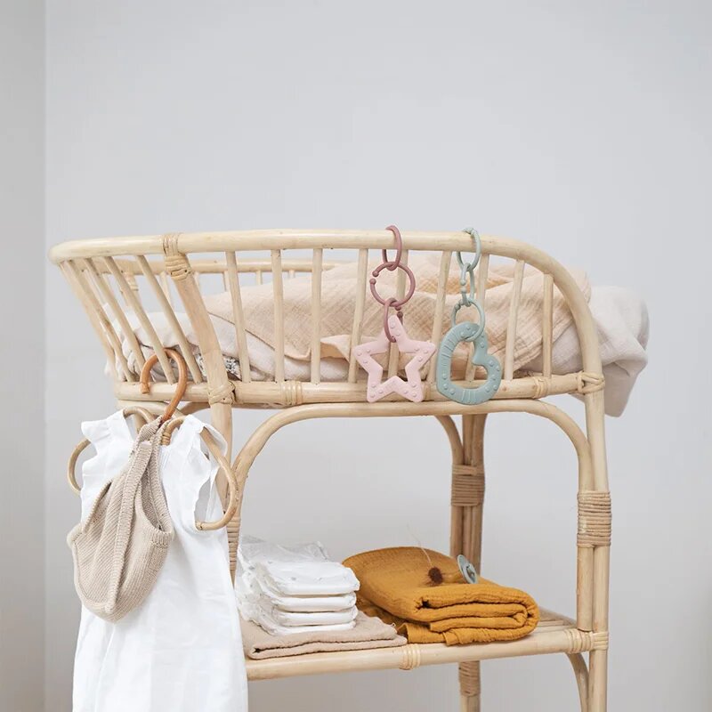 BIBS Baby Bitie Star kousátko Baby Blue 1 ks