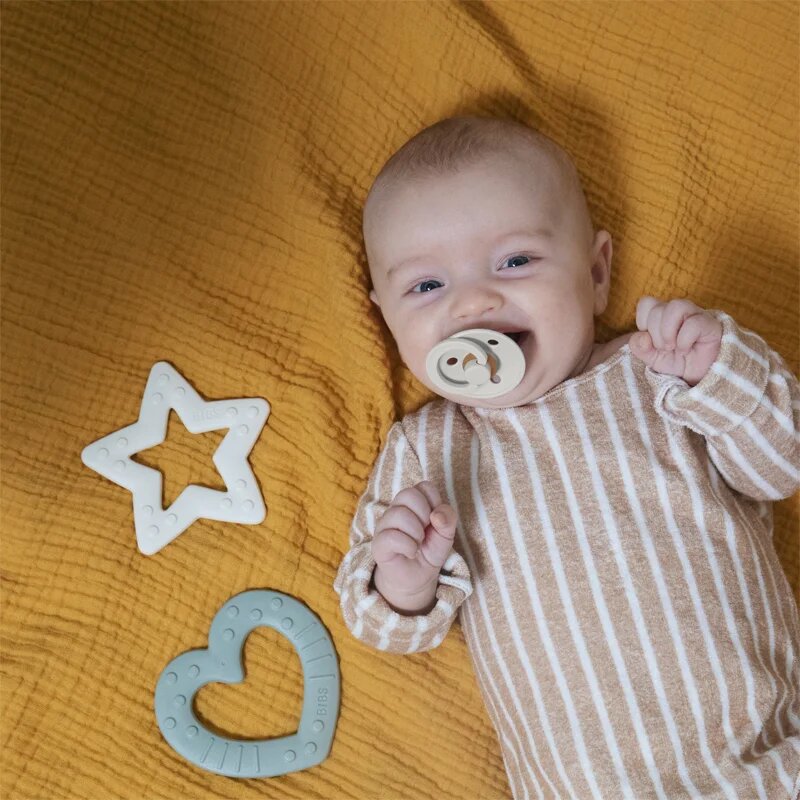 BIBS Baby Bitie Star kousátko Ivory 1 ks