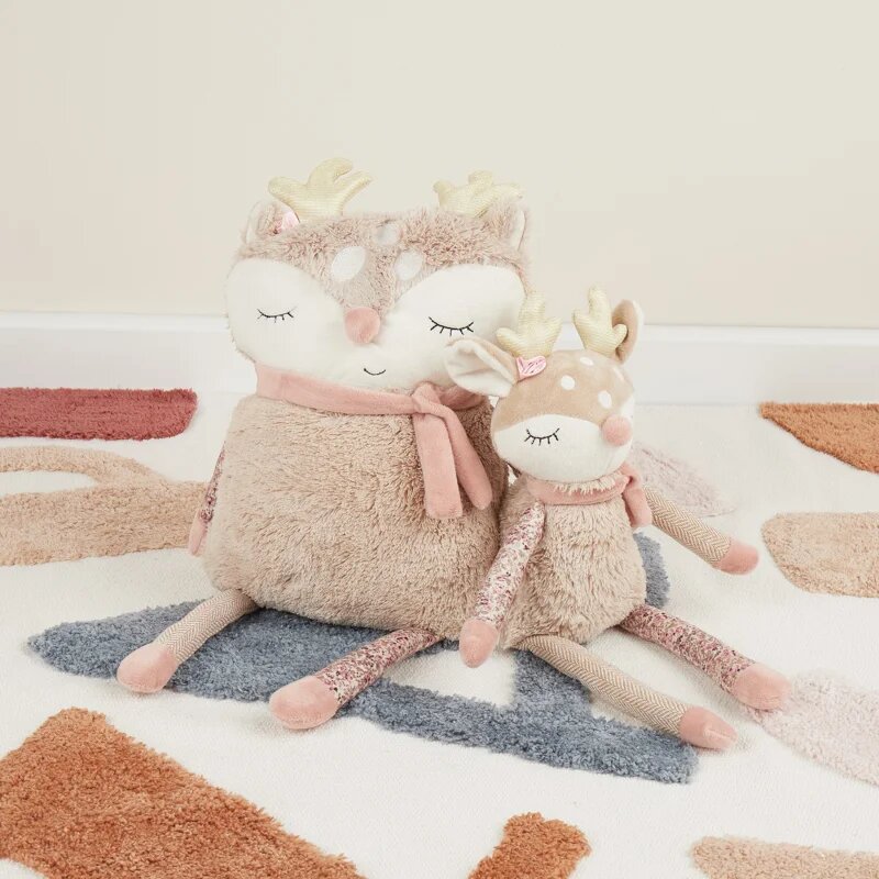 Bieco Cuddly Pillow Fawn Ella plyšový polštářek 9 m+ 1 ks