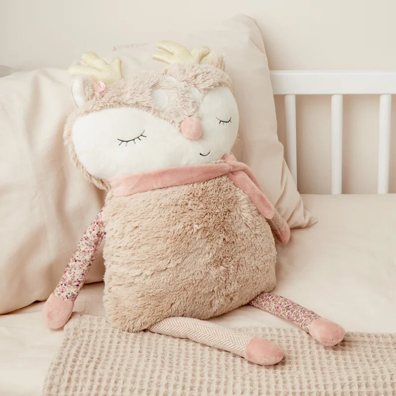 Bieco Cuddly Pillow Fawn Ella plyšový polštářek 9 m+ 1 ks