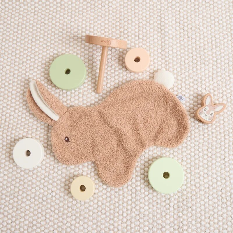 Bieco Cuddly Toy Bunny Fine usínáček 1 ks