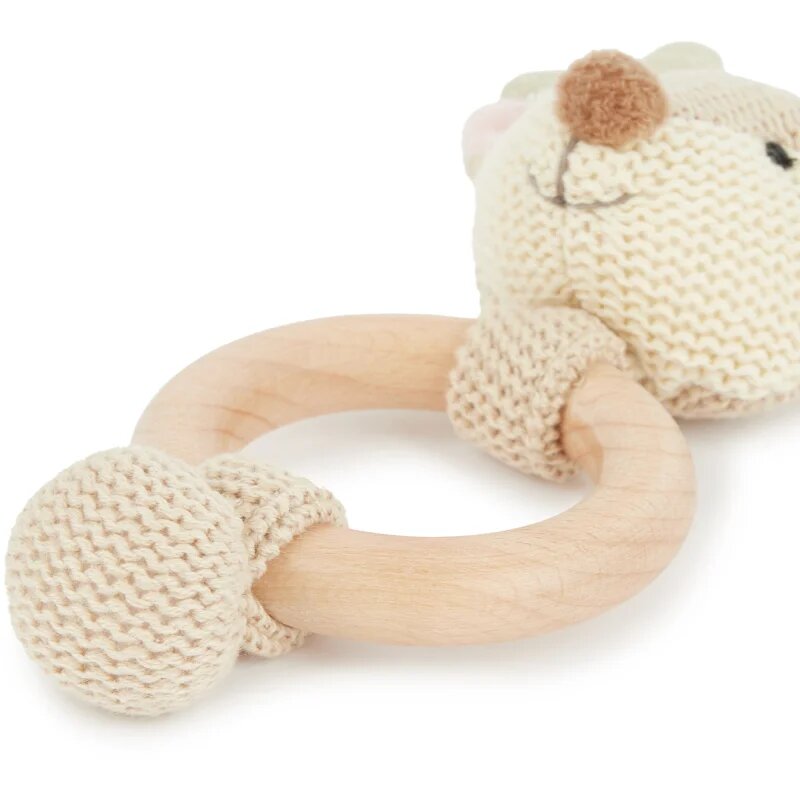 Bieco Grasping Toy with Rattle Fawn hračka s chrastítkem 0 m+ 1 ks