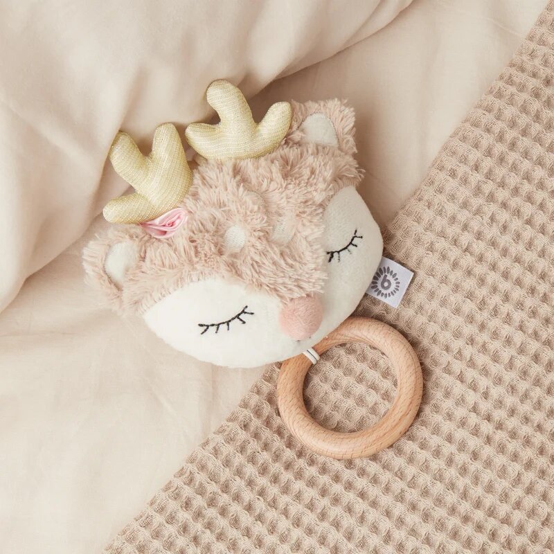 Bieco Musical Toy Fawn Ella kontrastní závěsná hračka s melodií 0 m+ 1 ks
