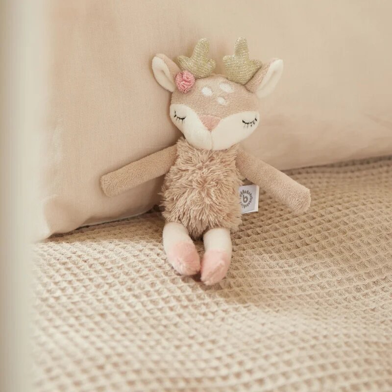 Bieco Toy with Rattle Fawn Ella plyšová hračka s chrastítkem 0 m+ 1 ks
