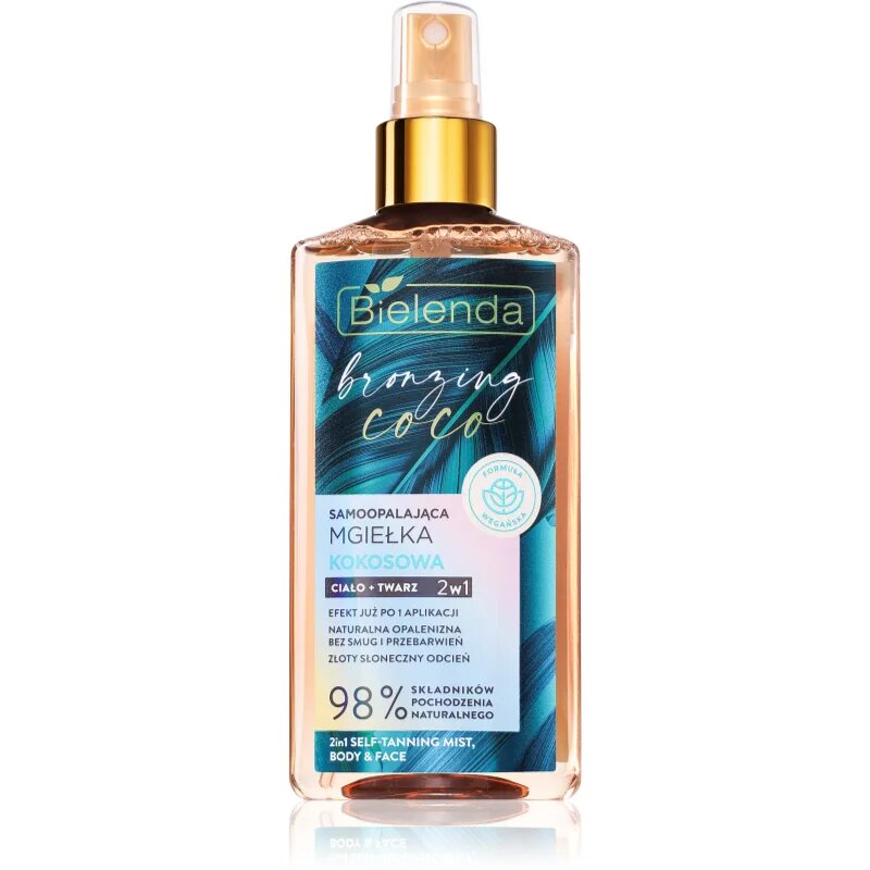Bielenda Bronzing Coco samoopalovací mlha na obličej a tělo 150 ml