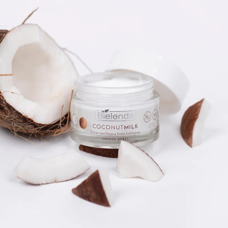 Bielenda Coconut Milk hydratační krém na obličej s kokosem 50 ml