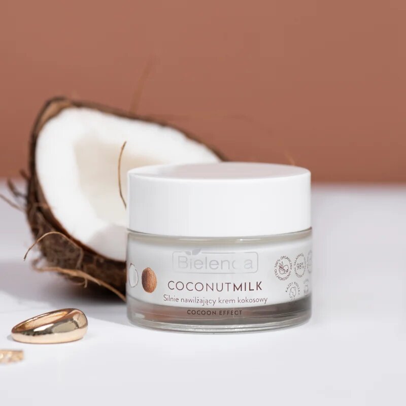 Bielenda Coconut Milk hydratační krém na obličej s kokosem 50 ml