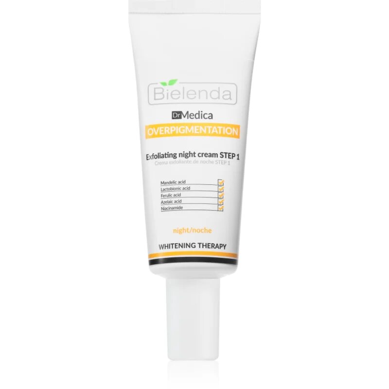 Bielenda Dr Medica Overpigmentation noční pleťový krém s exfoliačním účinkem 30 ml