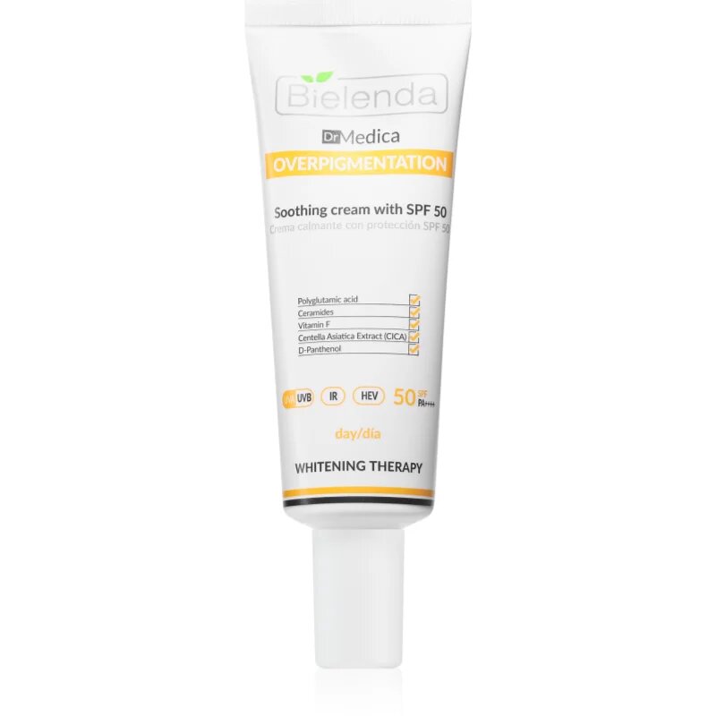 Bielenda Dr Medica Overpigmentation zklidňující denní krém SPF 50 50 ml
