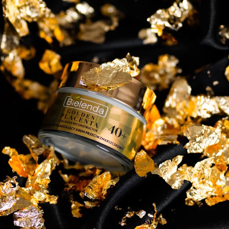 Bielenda Golden Placenta Collagen Reconstructor hydratační a vyhlazující pleťový krém 40+ 50 ml
