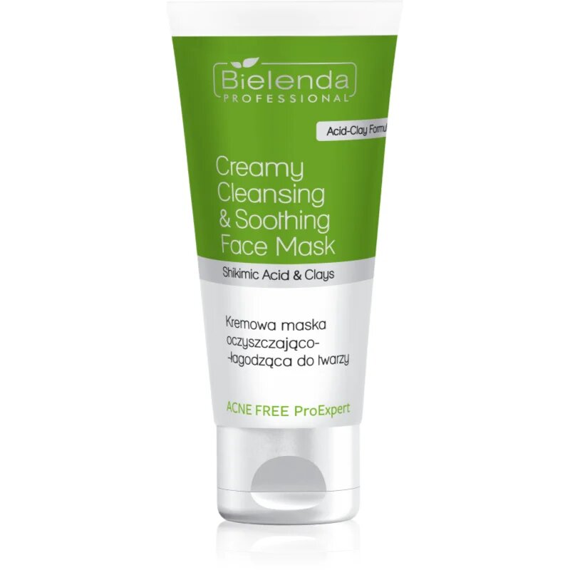 Bielenda Professional Acne Free ProExpert čisticí a zklidňující pleťová maska 150 ml