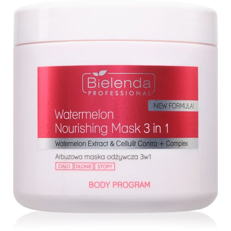 Bielenda Professional Body Program Watermelon Nourishing Mask 3in1 intenzivně hydratační a výživná maska na tělo 600 ml
