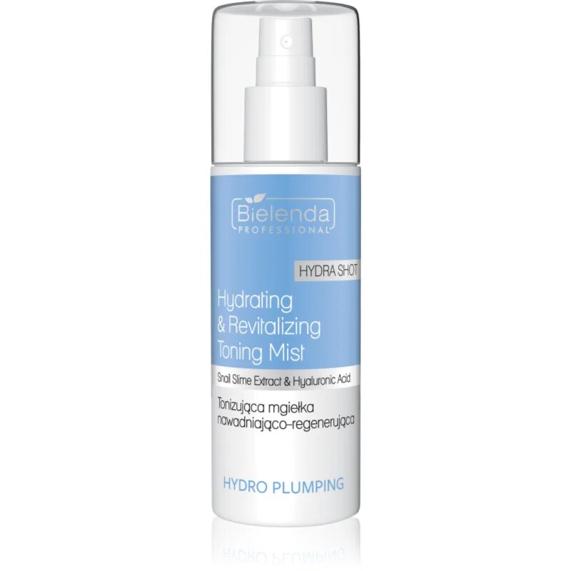 Bielenda Professional Hydro Plumping tonizační pleťová mlha pro regeneraci a výživu pleti 150 ml