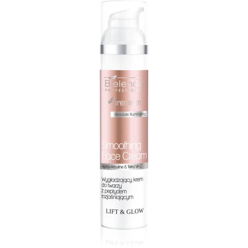 Bielenda Professional Lift & Glow Smoothing Face Cream vyhlazující krém pro rozjasnění pleti 100 ml