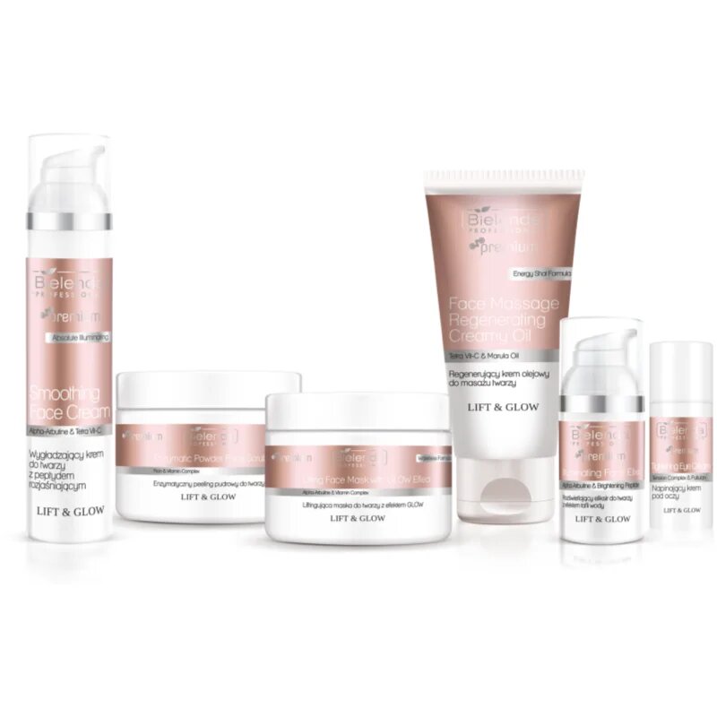 Bielenda Professional Lift & Glow Smoothing Face Cream vyhlazující krém pro rozjasnění pleti 100 ml