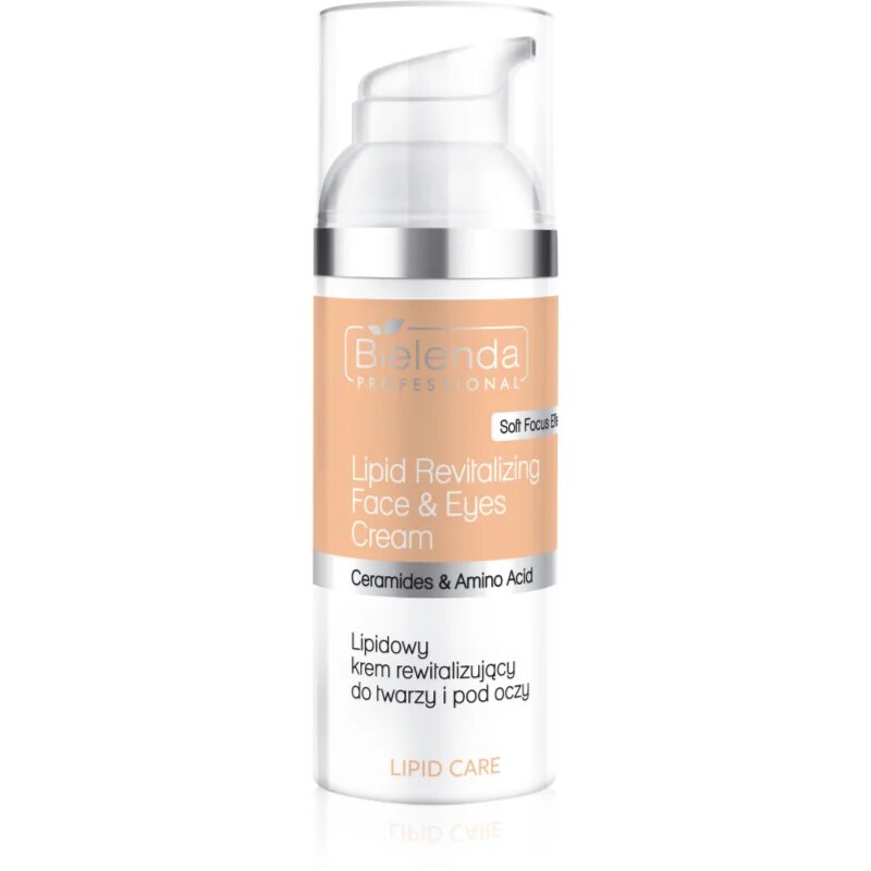 Bielenda Professional Lipid Care Revitalizing Face & Eyes Cream revitalizační krém na obličej a oční okolí 50 ml