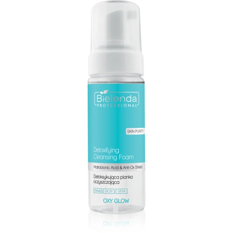 Bielenda Professional Oxy Glow rozjasňující čisticí pěna s detoxikačním účinkem 160 ml