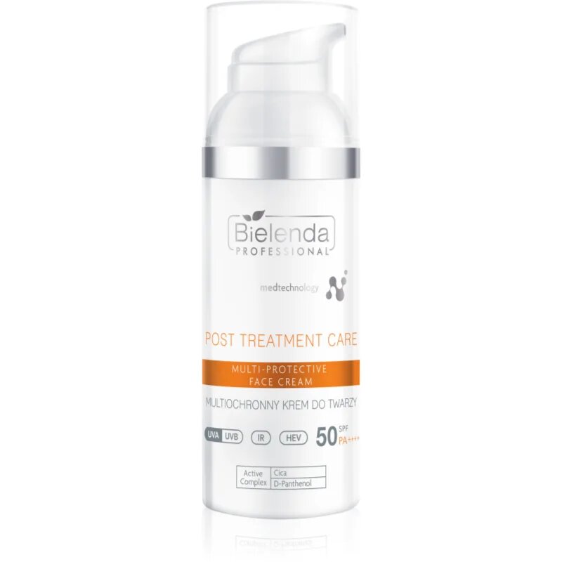 Bielenda Professional Post Treatment Care Multi-Protective Face Cream ochranný krém SPF 50 50 ml