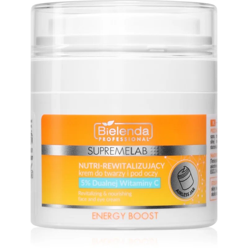 Bielenda Professional Supremelab Energy Boost energizující krém na obličej a oční okolí 40 ml
