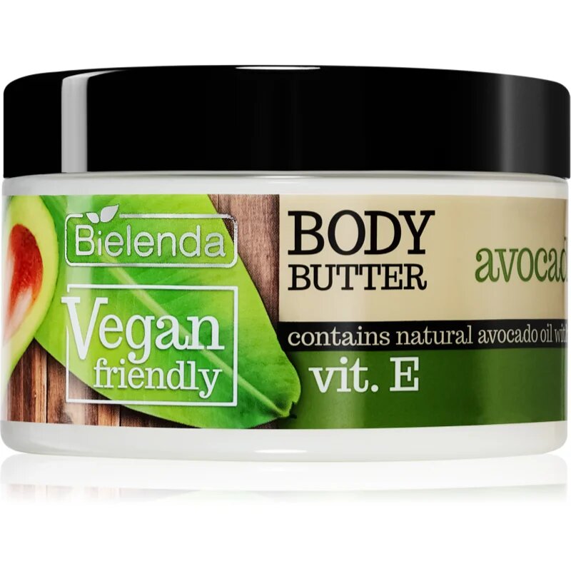 Bielenda Vegan Friendly Avocado tělové máslo s vyživujícím účinkem 250 ml