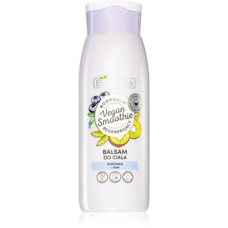 Bielenda Vegan Smoothie Blueberry + Kiwi zvláčňující tělový balzám 400 ml