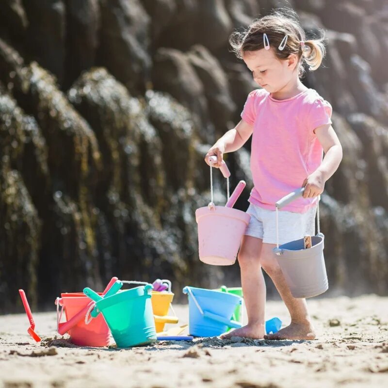Bigjigs Toys Bucket kyblík Blue 1 ks