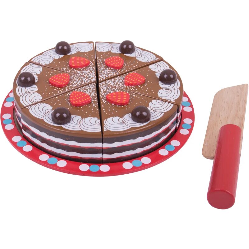 Bigjigs Toys Chocolate Cake aktivity hračka 3y+ 1 ks