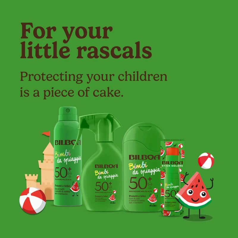 Bilboa Bimbi Trigger opalovací sprej pro děti SPF 50+ 250 ml