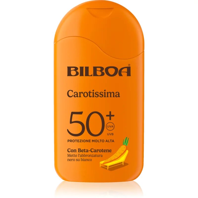 Bilboa Carotissima Crema opalovací mléko s betakarotenem SPF 50+ 200 ml