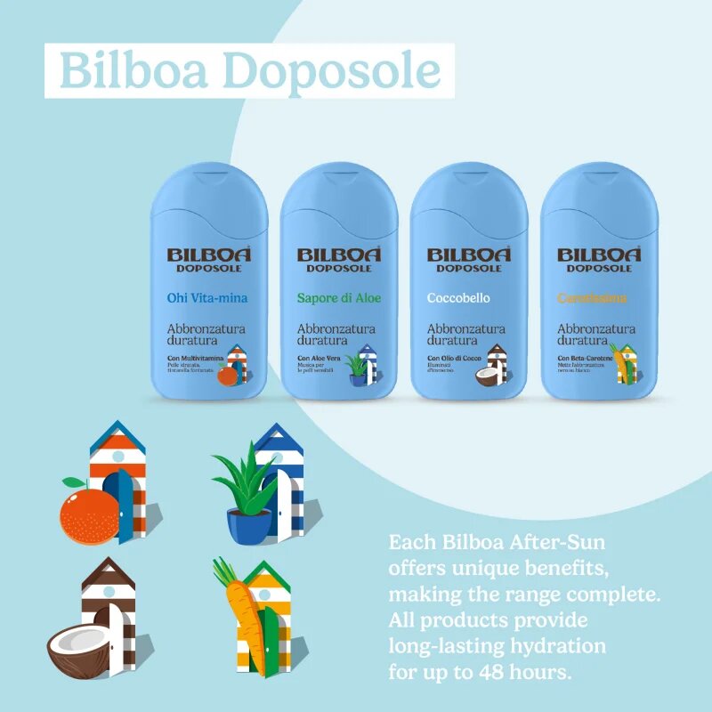 Bilboa Sapore di Aloe Doposole mléko po opalování s aloe vera 200 ml