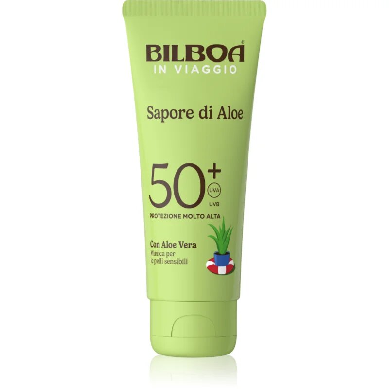 Bilboa Sapore di Aloe Travel opalovací krém s aloe vera SPF 50+ 75 ml