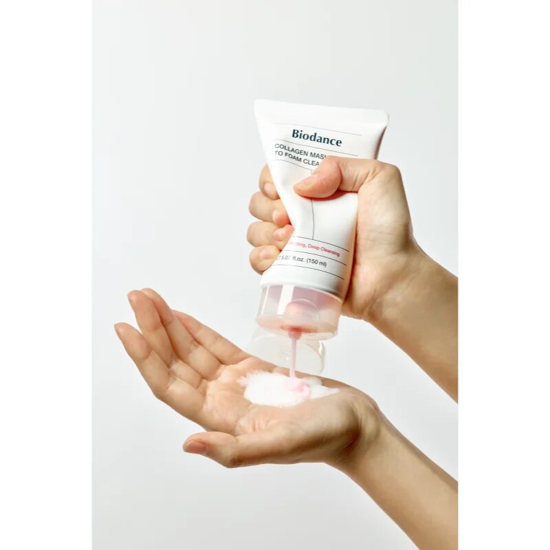 Biodance Collagen Mask To Foam Cleanser hloubkově čisticí pleťová maska s kolagenem 150 ml
