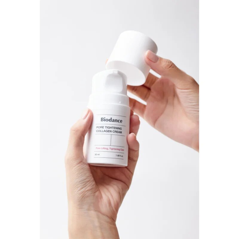 Biodance Pore Tightening Collagen Cream hydratační a vyhlazující pleťový krém pro minimalizaci pórů 50 ml