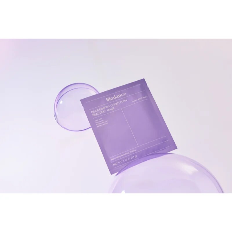 Biodance Rejuvenating Caviar PDRN Real Deep Mask revitalizační maska pro obnovu kožní bariéry 34 g