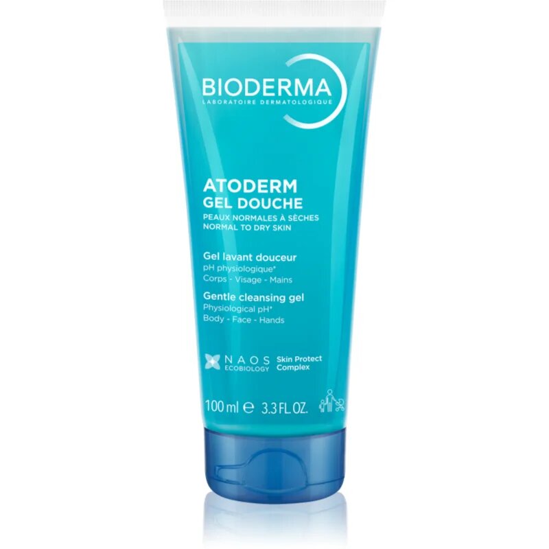 Bioderma Atoderm Gel jemný sprchový gel pro suchou a citlivou pokožku 100 ml