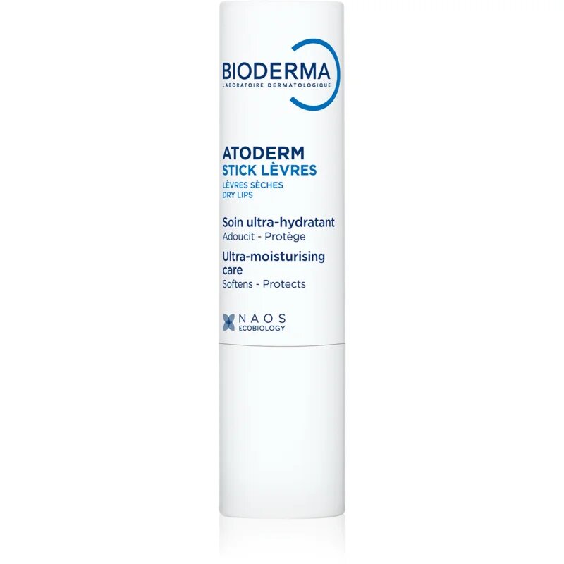 Bioderma Atoderm Tyčinka na Rty balzám na rty 4 g